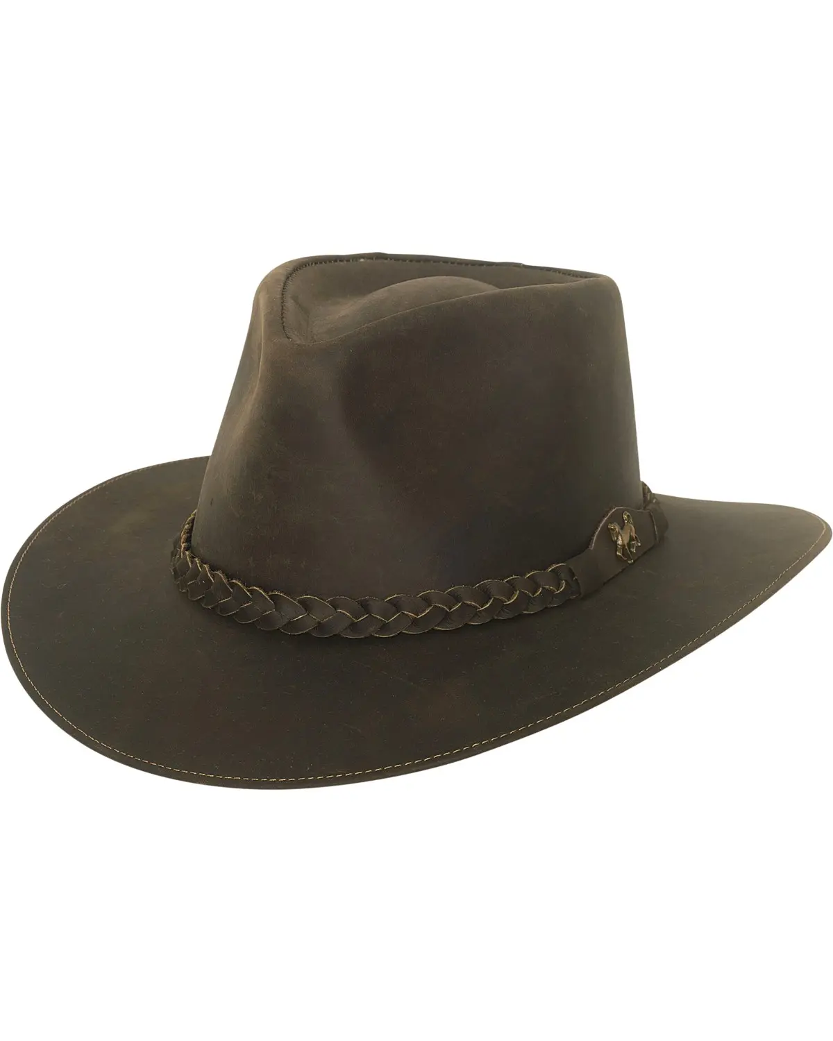 Bullhide Men's Men'S Duluth Leather Outback Western Fashion Hat - 4072