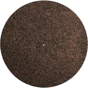 Cork & Rubber Turntable Platter Mat, Non Slip Anti Static Cork 12in Record Mat Pad for Records, Shockproof and, Improve Sound Quality