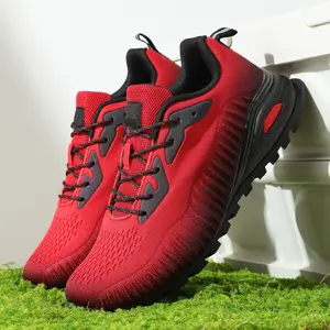 Glosiw Men's Breathable Lightweight Fashion Front-Laced All-Day Gym-To-Street Casual Trainers - Non-Slip, Aggressive Grip, Shock Absorption for Summer Outdoor Walking, Gym Training, Fashion Casual Trainers