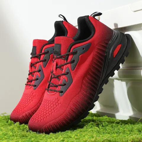 Men's Casual Trainers - Runner Shoe, Walking Athletic Shoes, Outdoor Training, Breathable, Lightweight, Non-Slip Grip, Shock Absorption Casual Trainers, Low Ankle Fit, Athletic Shoelaces, Multi-Size for Running & Daily Use
