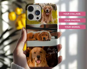 Personalized Custom Picture Collage Phone Case, Customized Family Photo, Photo Collage Iphone 16, 15, 14, 13, Custom Photo Phone Case
