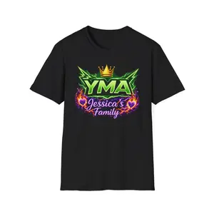 YMA Crown Logo Jessica’s Family T-Shirt | Custom Name Family Tee