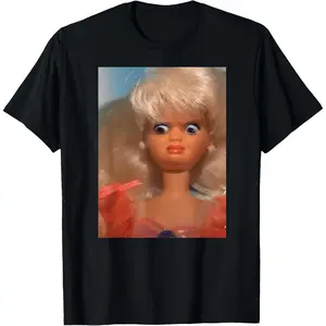 100% Cotton Doll Disgusted face Meme T-Shirt