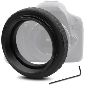 Astromania T2 T Ring Adapter with 42mm Diameter Thread Compatible with Canon EOS DSLR/SLR Camera, Metal T-Mount Telescope Camera Adapter for Terrestrial&Celestial Imaging Astrophotography Accessories