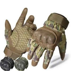 Rubber Guard Tactical Gloves for Men Touchscreen Airsoft Motorcycle Hunting Outdoor