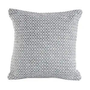 HomeRoots 554594 Transitional Gray Chevron Cotton Throw Pillow - Set of 2