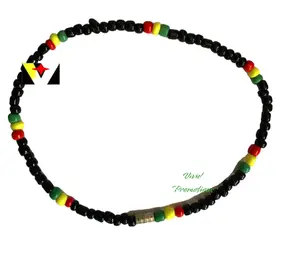 Rasta Reggae Bead Bracelet Made In Jamaica