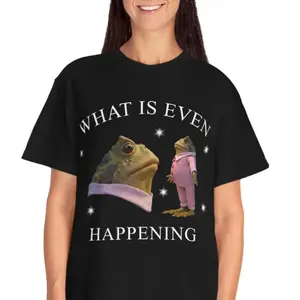 What Is Even Happening Frog Meme T-Shirt, Funny Frog Meme Tee, Gag Meme Shirt, Meme T-Shirt, Sarcastic Shirt, Silly Shirt