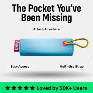 FattyPack | Attachable Storage Pocket for Hats, Bras & Straps