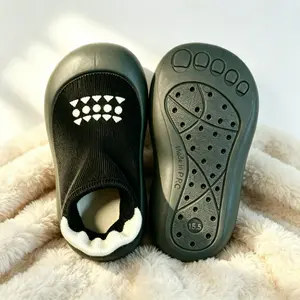 Baby Sock Shoes Toddler Walking Shoes Infant Non-Slip Slippers Soft Rubber Sole Sneakers for Baby Boys Girls