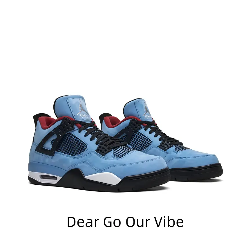 Want a pair of distinctive vintage kicks to upgrade your wardrobe? This blue basketball shoe features recognizable side mesh structure, red inner lining adds subtle highlights, it matches jeans, shorts and all casual street fits.