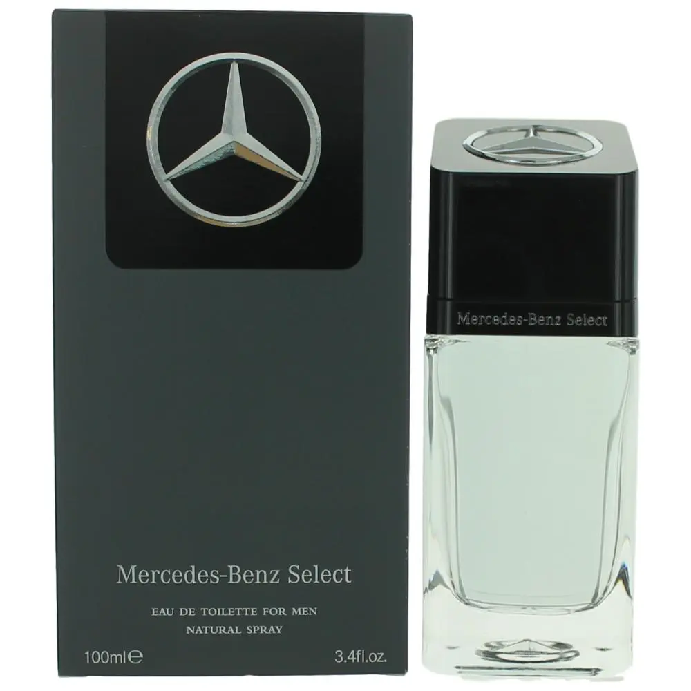 Mercedes Benz Select by Mercedes Benz, 3.4 oz EDT Spray for Men, 3 To 3.9 Fl Oz, Fruity, Musk, Wood, Men's Fragrance, Bergamot, Citrus