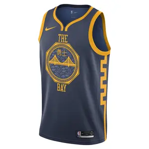[AJ4611-427] Mens Nike NBA Golden State Warriors City Edition Swingman Jersey