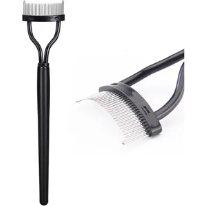Eyelash Comb Separator with Cover - Eye Lash Definer and Mascara Applicator with cover lash  scratcher Brush Makeup Cosmetic Curler eyebrow comb