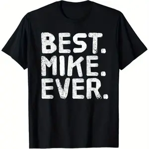 Personalized-Themed Tee for Birthdays, Father’s Day & Celebrations | Round Neck Unisex Tops Tees T-Shirts