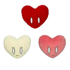 LT3 Hug Pillow Soft CUDDLY Heart Shape 12in x 13in x 3.5in for Self Love & Gift Giving Comfortable Cuddly Companion