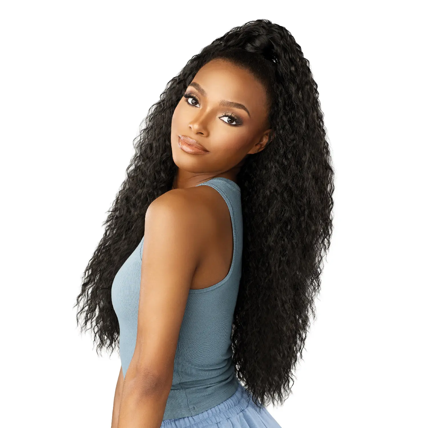 Sensationnel Half Wig N Pony Wrap Instant Up N Down UD 27