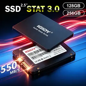 Igidy 2.5-Inch SATA Iii SSD 128GB/256GB, 570mb/s High-Speed 3D Nand Flash Storage, Upgrade for Laptops, Desktops, MAC, Windows Systems