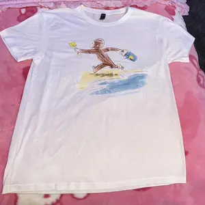 Curious George Brand New Unisex T-Shirt, Character Graphic Apparel