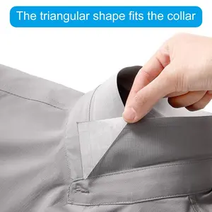 100PCS Collar Stays Coller Shaper Sticker for Shirt Adhesive Strips to Keep Collars Stand Collar Fixation Pads
