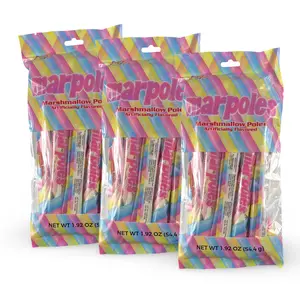 Albert’s Marpoles Marshmallow Candy – 8 Count Packs, 3 Pack (1.91 oz Each)