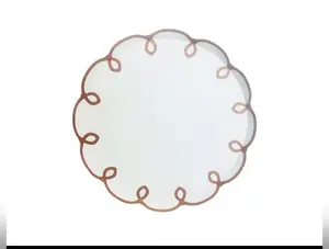 Spiral Scalloped Dinner Plates