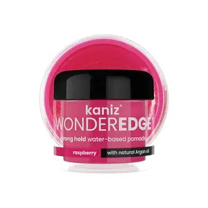 Strong Hold Edge Control Wax for Women with Non-Greasy Smoother and Strawberry Scent (4oz) + Edge Brushes - Gel, Haircare
