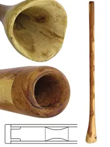 Terre Handmade Didgeridoo Eucalyptus 50" 55" 59" length