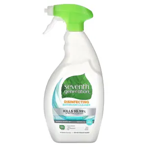 Seventh Generation Disinfecting Bathroom Cleaner, Lemongrass Citrus, 26 fl oz (768 ml)