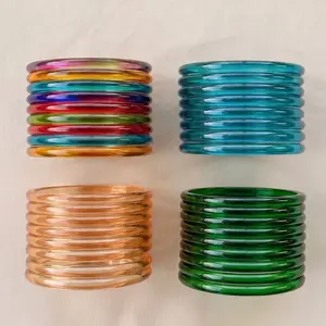 Jelly Bangles, 8-Piece Bangle Set, Trending Fashion Accessory for Birthday Party Gifting