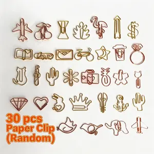 Cute Paper Clips Assorted Shapes, Small/medium/large Sizes, Durable & Versatile, Perfect for Organizing Documents, Bookmark
