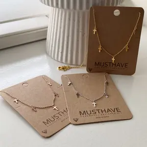 Mini Cross (Dangle) Necklace