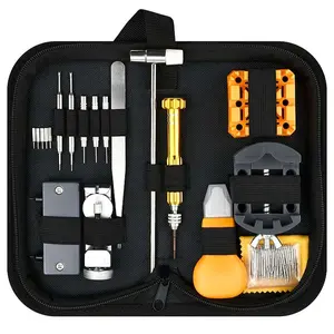 Watch Repair Kit, 1 Set Watch Battery Replacement Tool Kit, Professional Watch Tool Kit With Watch Link Removal Tool & 6 Extra Pins & Watch Band Tool