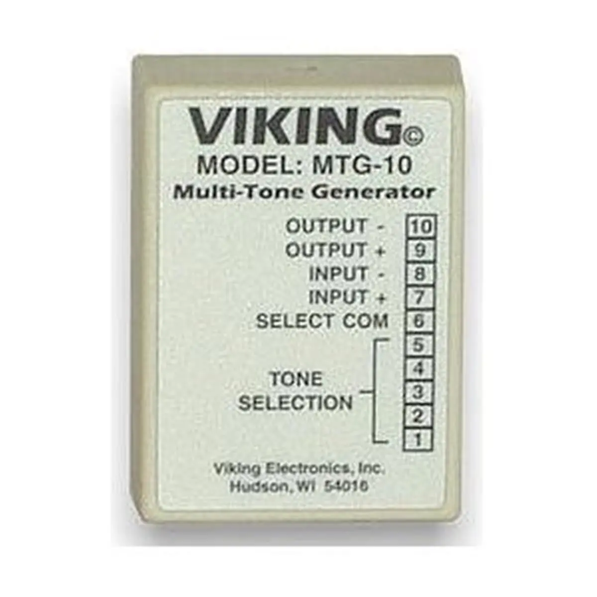 Viking Electronics MTG-10 Multi-Tone Audio Generator - 600 Ohm, Contact-Controlled, Audio Tone-Adding, Paging Tool for Phones, Amplifiers & Mixers