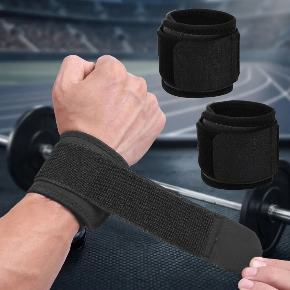 Premium Soft Breathable Wrist Brace for Weightlifting & Fitness, Reduces Fatigue, Enhances Performance, Adjustable, Sweat-Wicking, Unisex, Durable 2-Pack for Gym & Daily Training, Prevents Injury, Improves Grip