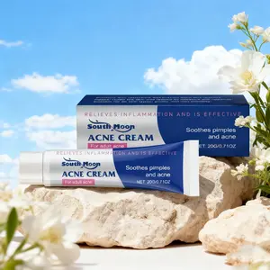Herbal Acne Relief Cream, Gentle Care Balances Skin Oil, Oil Control, Improves Acne Moisturizing Cream, Natural Ingredients, Suitable for All Skin Types
