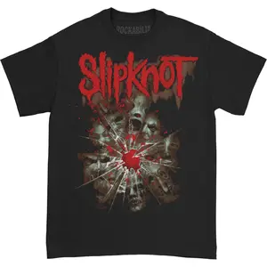 SLIPKNOT Shattered Vintage Slipknot American Unisex Cotton T-shirt Top Tee