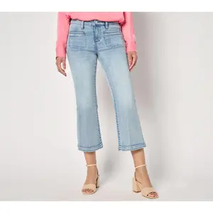 Liverpool Los Angeles Hannah Crop with Vintage Welt Pockets