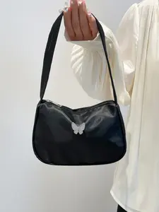 New Fashion Shoulder Bag with Butterfly Decoration, Lightweight Practical Crossbody/shoulder Bag for Women, Perfect Valentine's Day Gift