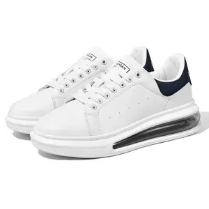 New men's shoes, classic and versatile white sneakers, trendy and unique couple shoes, men's casual sports shoes, athletic shoes, breathable and comfortable running shoes, all-match round-toe design sneakers suitable for everyday wear.