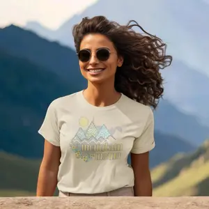 Mountain Mama Graphic Tee for Women's Casual Style - Top, Womenswear