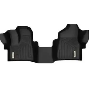 YITAMOTOR Floor Mats 1st Row Fit for 2015-2021 Ford Transit 150/250/350 (No Transit Connect), One Piece Black with Vinyl Flooring, Black TPE All Weather Floor Liners Car Accessory Protector Automotive