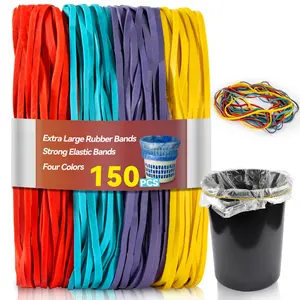 Large Rubber Bands -150PCS Extra Large Rubber Bands for Home Kitchen Office,7 Inches Long Rubber Bands Huge Rubber Band Heavy Duty Rubber Band