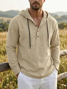 Men's Breathable Pink Linen Hoodie ️ | Lightweight Summer Essential | 100% Comfort | Perfect for Hot Weather & Boat Days Rifle Action Lever T-Shirt 67 men's shirt graphic tees Crewneck White T-shirt Unisex clothes