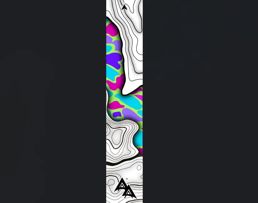APA LAKE TOPO SERIES ARROW WRAPS - NEON DUCK