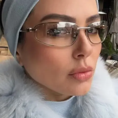 Trendy Oval Frameless Y2K Sunglasses for Women, Trendy Vintage Sunglasses, Classic Oval Sunglasses, Uv400 Protection, Stylish Metal and Acryl Frame, Perfect for All Seasons, Trendy Casual Sunglasses, Fashionable Sunglasses, Trendy Styling Sunglasses