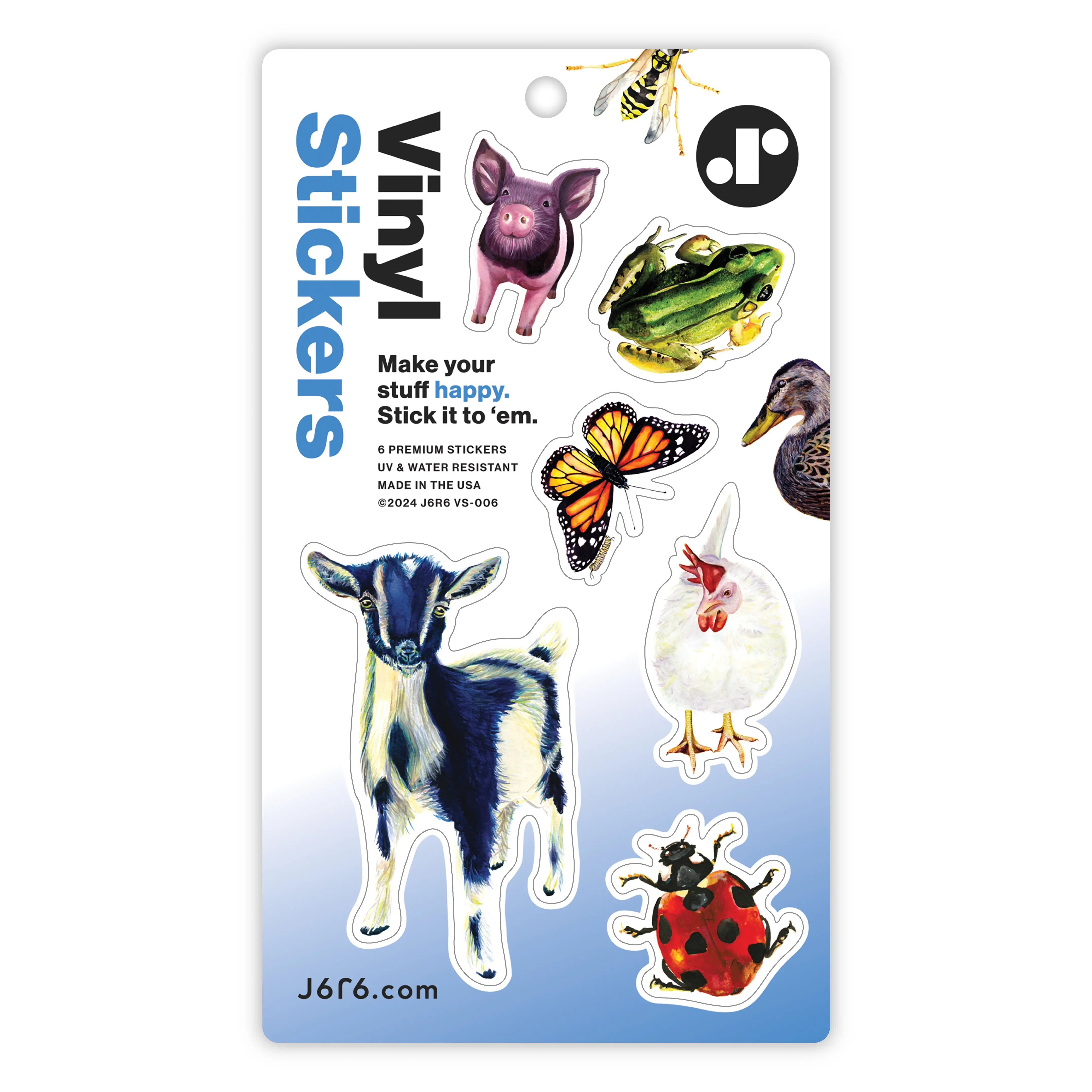 Goat and Friends Sticker Sheet
