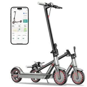 YouFs-A App control US 2025 Electric Scooter 8.5 Solid Tires 350W Motor 19MPH Portable Folding Commuter Scooter with App 3 Speed Modes  36V Battery 120kg Load Capacity school scooter