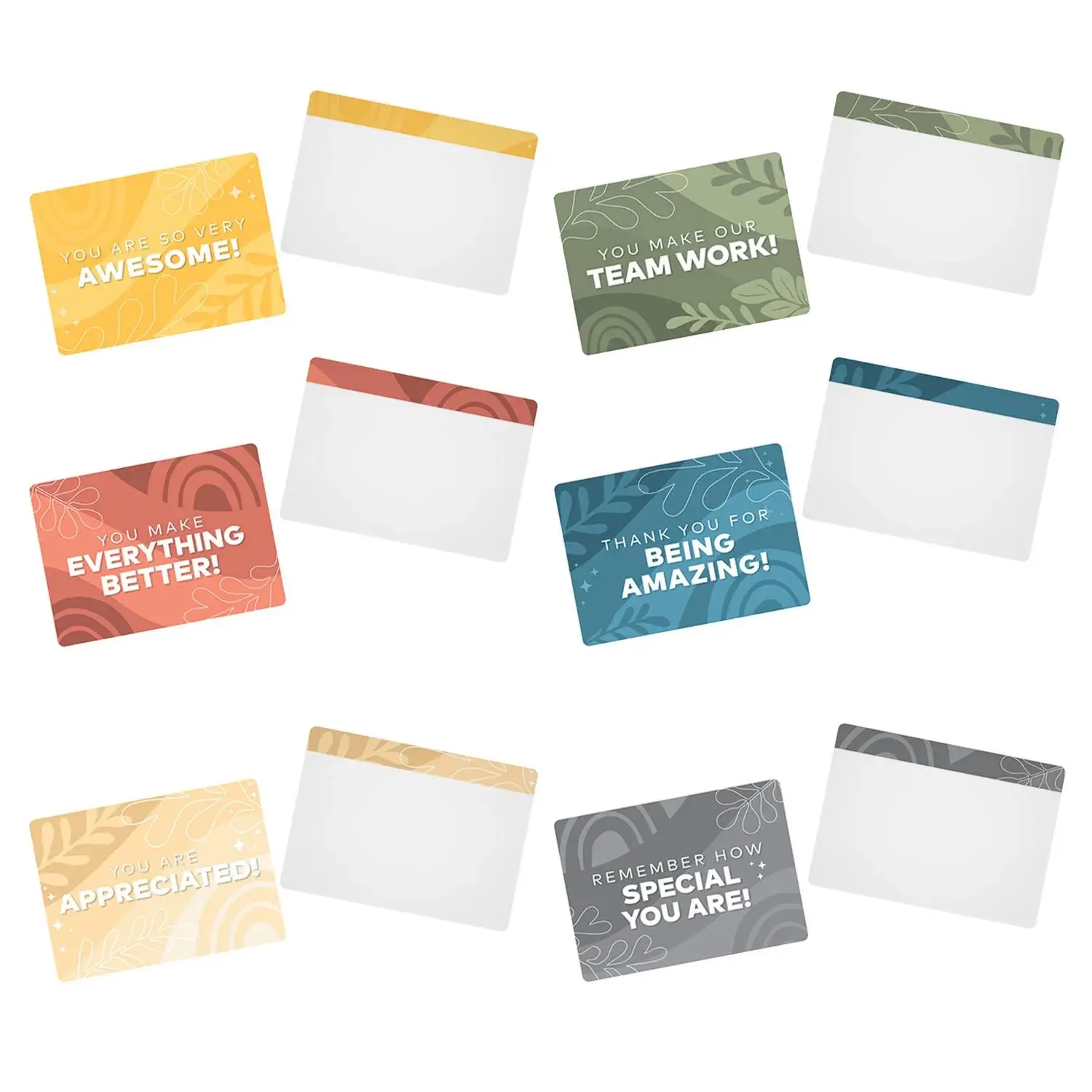3 1/2" x 2 1/2" Bulk 48 Pc. Mini Appreciation Cardstock Note Cards
