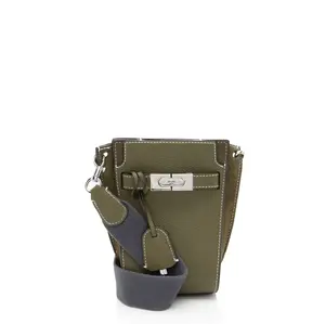 Pre-owned Tory Burch Leather Crossbody Bags Suede Lee Radziwill Petite Bucket Bag